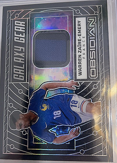2023-24 Panini Obsidian Galaxy Gear Warren Zaire-Emery France — front