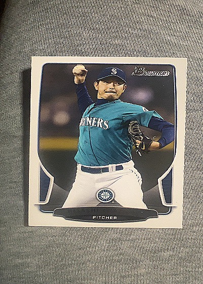 2022 Bowman Yusei Kikuchi Seattle Mariners — front