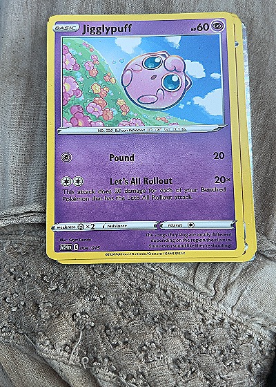 2025 McDonald's Pokémon Dragon Discovery #004/015 Jigglypuff — front