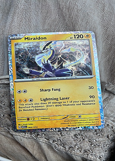 2024 McDonald's Pokémon Promo #003/015 Miraidon — front