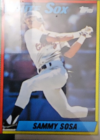 1990 Topps #350 Sammy Sosa — front