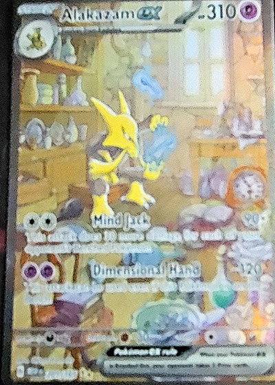 2017 Pokémon SM211 Alakazam GX — front