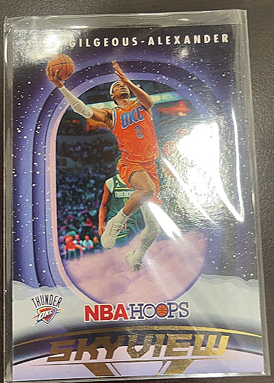 2023-24 Panini NBA Hoops Winter Skyview #11 Shai Gilgeous-Alexander — front