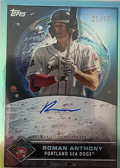 2024 Topps Future Cornerstones Roman Anthony #21/75 — front
