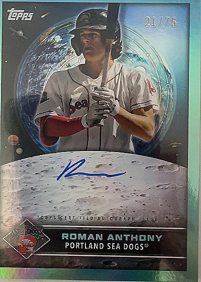 2024 Topps Pro Debut Roman Anthony Future Cornerstones Autograph #21/75 — front