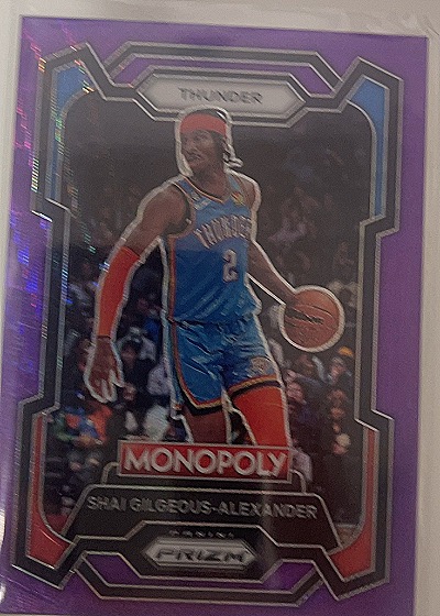 2023-24 Panini Prizm Monopoly Shai Gilgeous-Alexander — front
