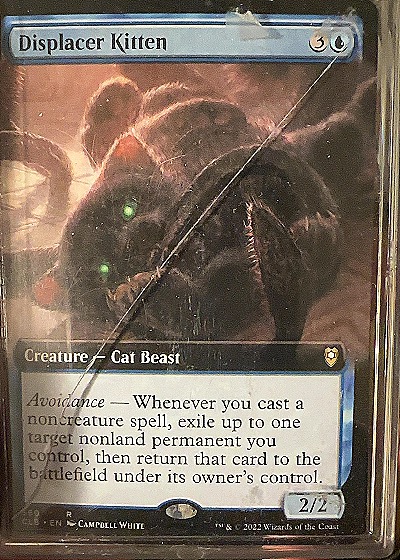 2023 Magic: The Gathering Displacer Kitten #560 — front