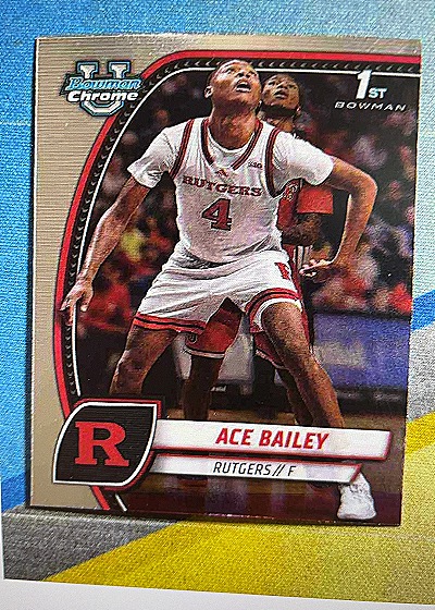 2024 Bowman University Chrome #1 Ace Bailey — front