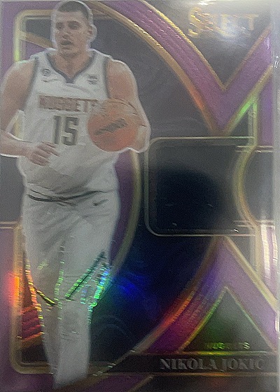 2022-23 Panini Select #SS-NJ Nikola Jokic Purple Selective Swatches — front
