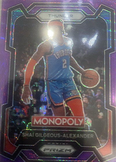 2022-23 Panini Prizm Monopoly Shai Gilgeous-Alexander — front