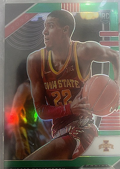 2020-21 Panini Prizm Draft Picks #10 Tyrese Haliburton RC Green Prizm — front