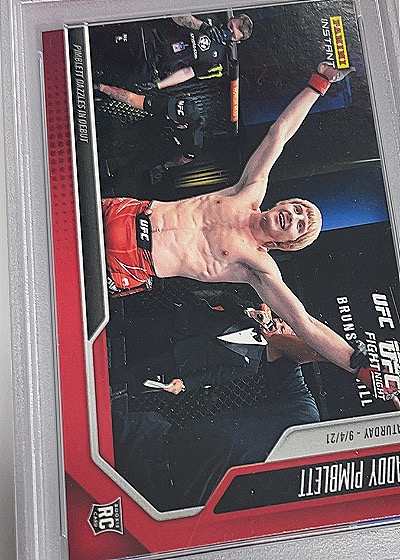 2021 Panini Instant UFC #34 Paddy Pimblett Rookie Card — front