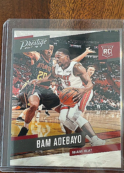 2017-18 Panini Prestige #164 Bam Adebayo Rookie Card — front