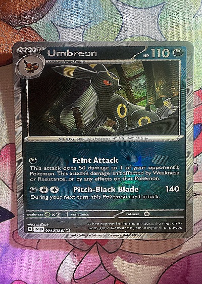 2019 Pokémon TCG SV: Prismatic Evolutions #059 Umbreon (Poke Ball Pattern) — front
