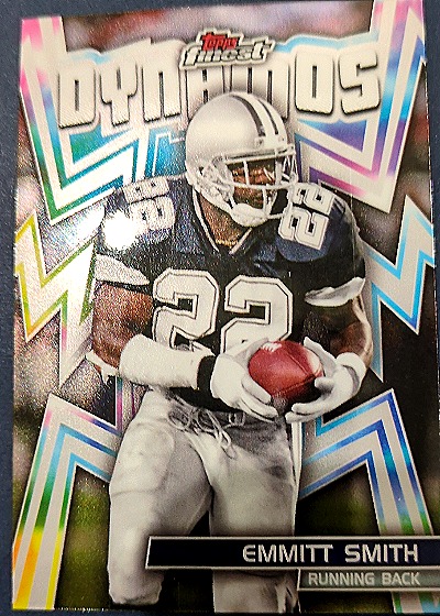 2024 Topps Finest Dynamos #DYN-25 Emmitt Smith — front
