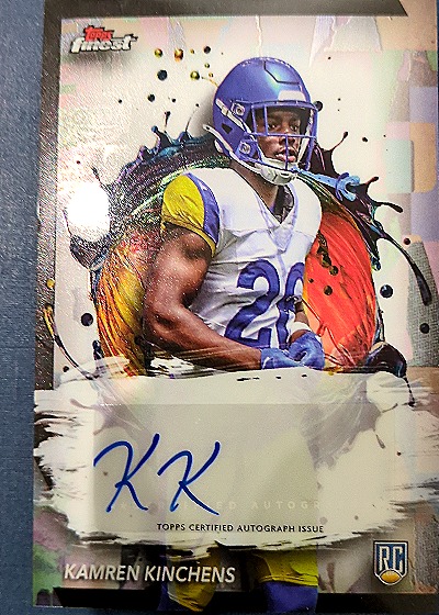 2024 Topps Finest Kamren Kinchens Rookie Finest Autograph #RFA-KK — front