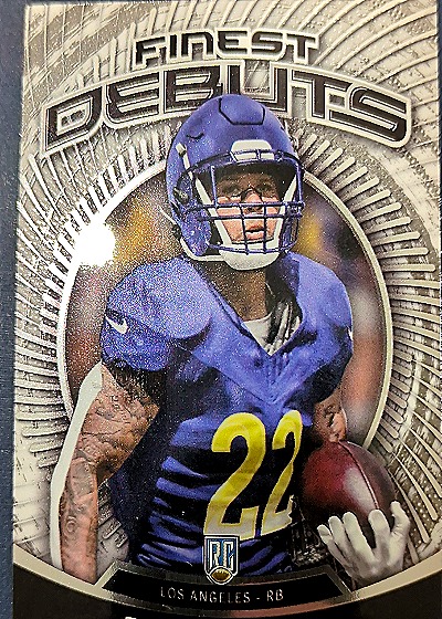 2024 Topps Finest Debut #D-4 Marvin Harrison Jr. — front