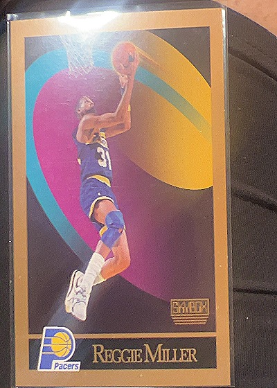 1990-91 SkyBox #117 Reggie Miller Indiana Pacers — front