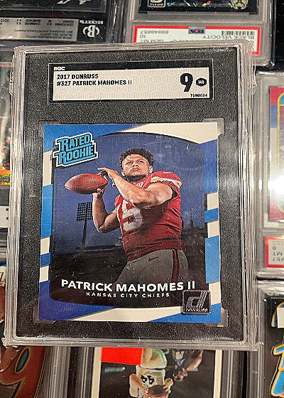 2017 Donruss #327 Patrick Mahomes II Rated Rookie — front
