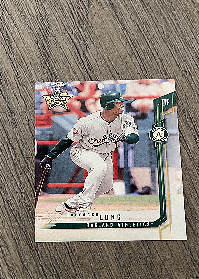2001 Leaf Rookies & Stars Terrence Long Oakland Athletics — front