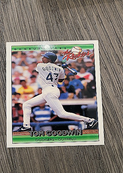 1992 Donruss The Rookies #43 Tom Goodwin — front