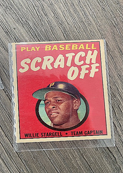 1970 Topps Scratch Off Willie Stargell — front