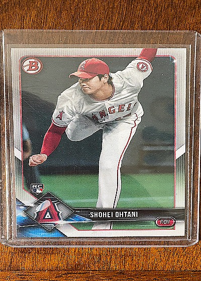 2018 Bowman #49 Shohei Ohtani Rookie Card — front