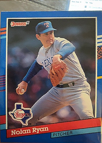 1991 Donruss #89 Nolan Ryan Texas Rangers — front