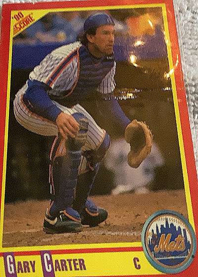1990 Score #416 Gary Carter — front