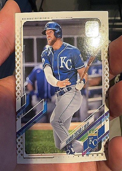 2021 Topps #443 Hunter Dozier — front