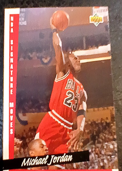1993-94 Upper Deck #237 Michael Jordan Hang Time — front