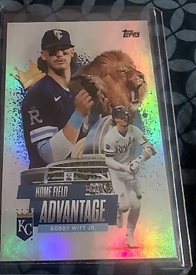 2025 Topps Series 1 Home Field Advantage #HA-8 Bobby Witt Jr. — front