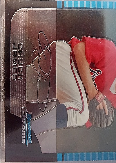 2004 Bowman Chrome Chuck James — front