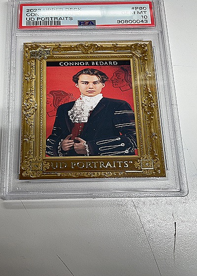 2023-24 Upper Deck Series 2 UD Portraits #P60 Connor Bedard — front