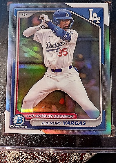 2024 Bowman Draft Chrome #BDC-177 Joendry Vargas — front