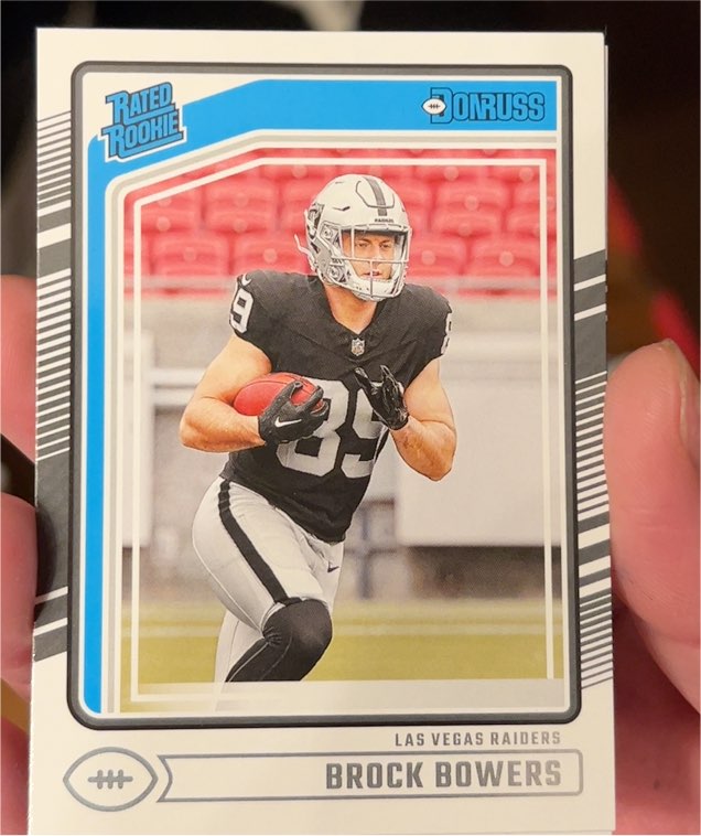 2024 Donruss #394 Brock Bowers Rated Rookie — front