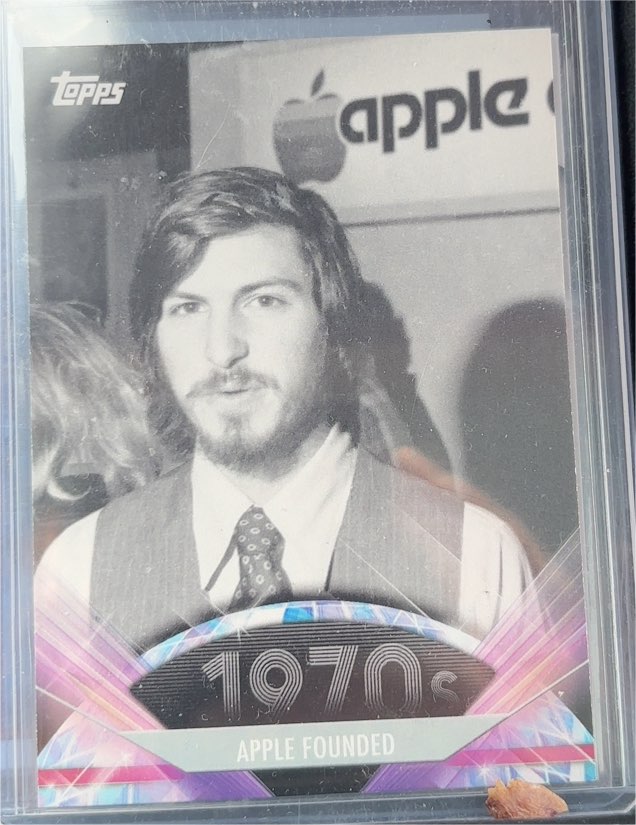 2011 Topps American Pie #122 Steve Jobs Apple Founded — front