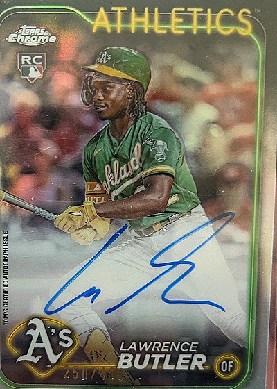 2024 Topps Chrome #RA-LBU Lawrence Butler — front