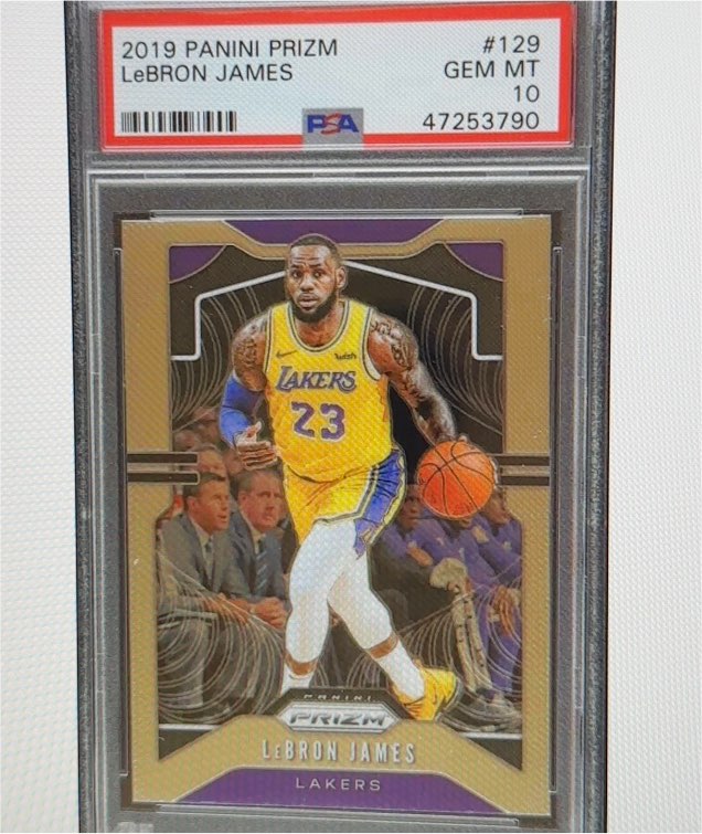 2019 Panini Prizm #129 LeBron James — front