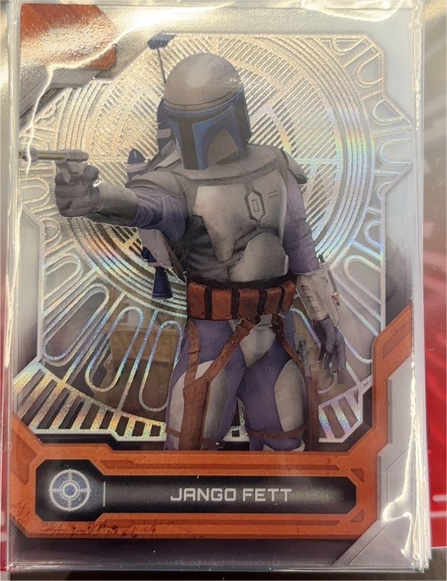 2024 Topps Star Wars High Tek #53 Jango Fett Throne Room Base Card — front
