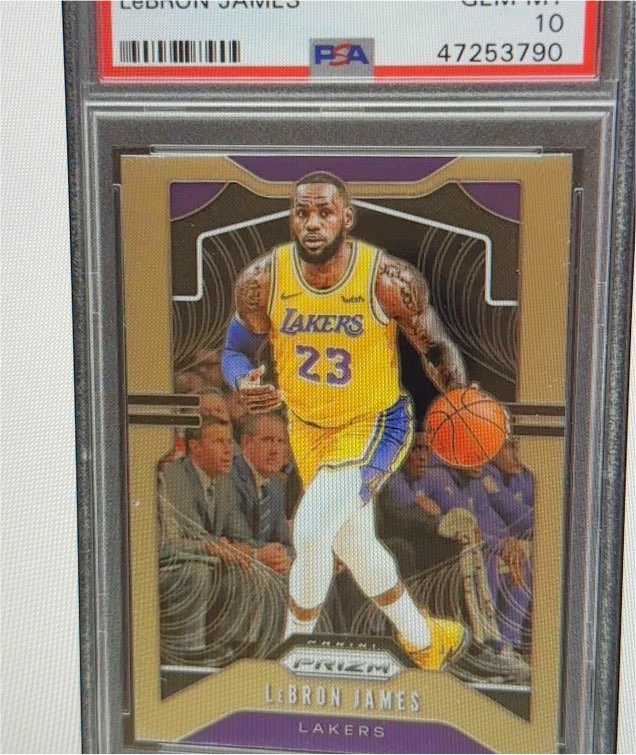 2019-20 Panini Prizm #129 LeBron James Los Angeles Lakers — front