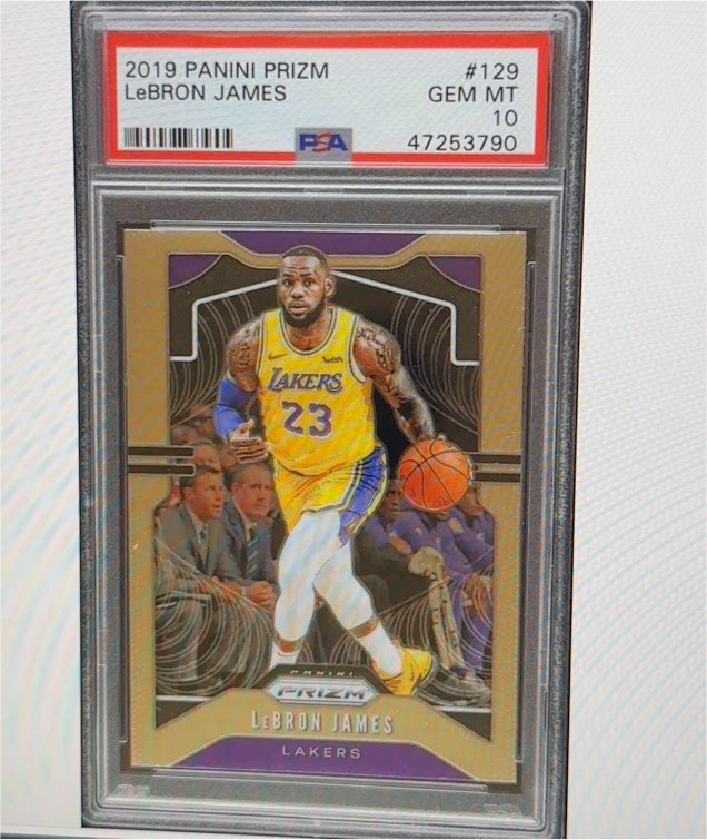 2019 Panini Prizm #129 LeBron James — front