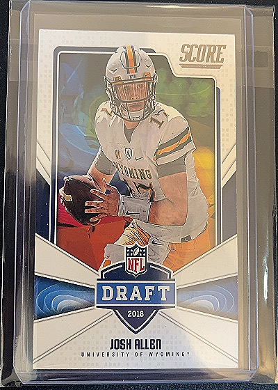 2018 Score #5 Josh Allen NFL Draft — front
