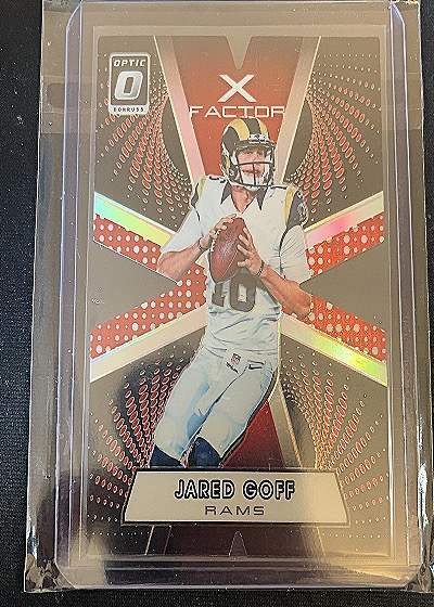 2016 Donruss Optic X-Factor Jared Goff — front