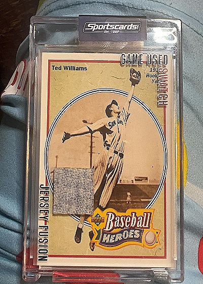1992 Upper Deck Baseball Heroes #28 Ted Williams — front