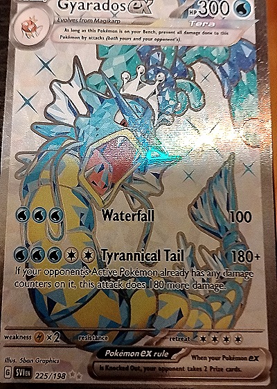 2023 Pokémon TCG Scarlet & Violet Gyarados ex #225/198 — front