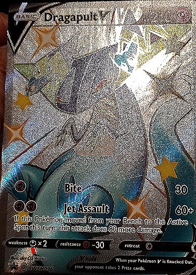2020 Pokémon Sword & Shield Promo #SWSH096 Dragapult V — front