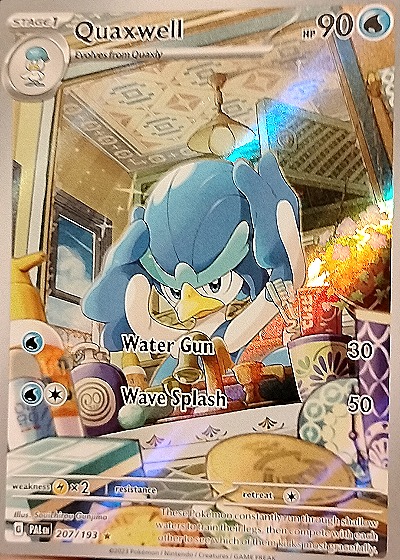 2023 Pokémon SV02: Paldea Evolved #207/193 Quaxwell — front