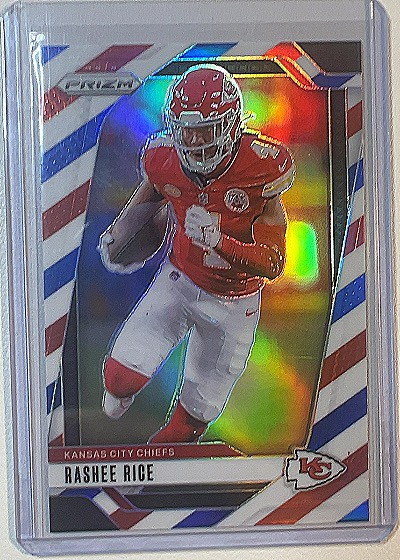 2024 Panini Prizm #141 Rashee Rice Red White and Blue — front