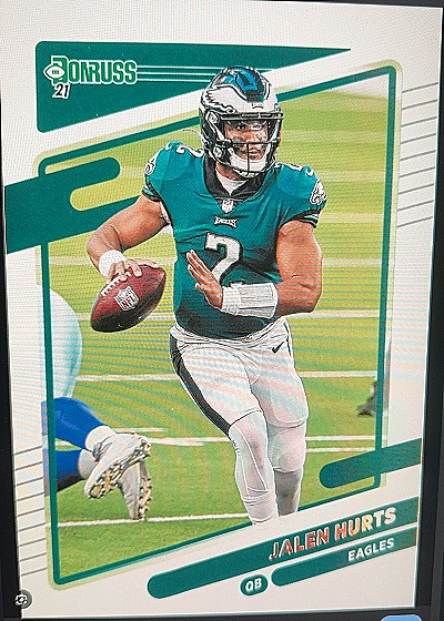 2021 Donruss #108 Jalen Hurts — front